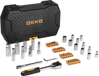 Набор инструментов Deko DKMT49 49 предметов (жесткий кейс)