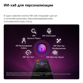 Телевизор LG 43QNED70B6C.ARU черный