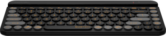 Клавиатура A4Tech Fstyler FBK30 черный/серый USB беспроводная BT/Radio slim Multimedia (FBK30 BLACKCURRANT)