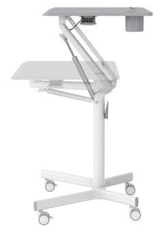 Стол для ноутбука Cactus VM-FDS101B столешница МДФ серый 70x52x105см (CS-FDS101WGY)