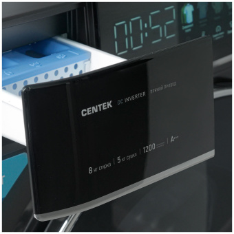 Стирально-сушильная машина Centek CT-1967 графит