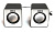 DIALOG AC-02UP USB черный/белый