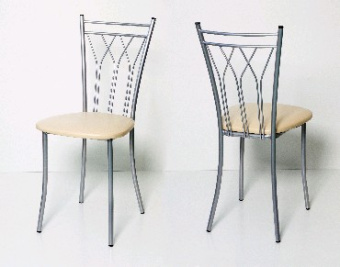 БИТЕЛ Стул-ПРЕМЬЕР серебро/бежевый С-101