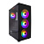 Корпус 1STPlayer FIRE DANCING V3-B черный без БП MidiTower ATX LED (V3-B-4F1)
