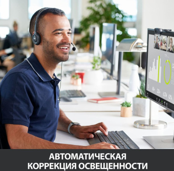 Камера Web Logitech HD Webcam C270 черный 0.9Mpix (1280x720) USB2.0 с микрофоном (960-001063/960-000584)