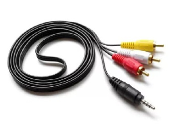 Аудио-кабель GEPLINK (АТ1006) 1.0 m (mini-Jack3.5(m) 3RCA(m) (5)