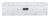 Клавиатура Оклик 420MRL белый USB slim Multimedia LED