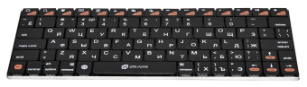 Клавиатура Oklick 840S black USB slim