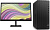 Комплект HP 290 G9 MT i3 12100 (3.3) 8Gb SSD512Gb UHDG 730/DVDRW Free DOS GbitEth 180W kb клавиатура черный монитор в комплекте P22v (9M937AT)