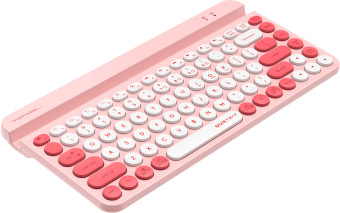 Клавиатура A4Tech Fstyler FBK30 розовый USB беспроводная BT/Radio slim Multimedia (FBK30 RASPBERRY)