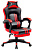 Кресло игровое Defender DIABLO экокожа черный/красный (64407)