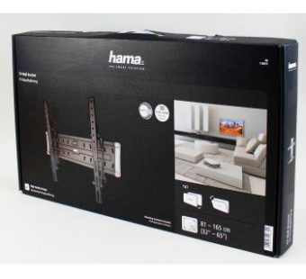 Кронштейн для телевизора Hama Tilt TV Premium черный 32"-65" макс.35кг настенный