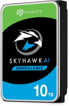 Жесткий диск 10Tb Seagate SATA-III ST10000VE001 Surveillance SkyHawkAI (7200rpm) 256Mb 3.5"