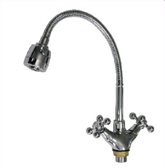 Смеситель САНАКС 095 металлокерамика эластичный гусак