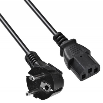 Кабель Buro AN23-1000-5 IEC C13 Евровилка 5м черный