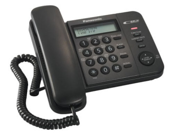 Телефоны проводные PANASONIC KX-TS2356RUB