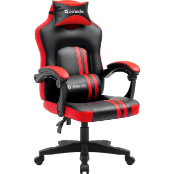 Кресло игровое Defender MERCURY экокожа черный/красный (64320)
