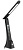 ULTRAFLASH (15179) UF-821 C02 черный (Led, светильник настольный, 7Вт, дисплей, смена цвет.темп, кожа)