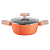 Кастрюля MAUNFELD MARTA MCS22FA06CL из кованого алюминия со стеклянной крышкой, 20 см, 2,2 л.