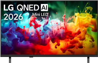 Телевизор LG 43QNED70B6C.ARU черный
