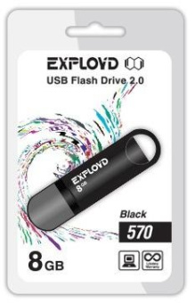 EXPLOYD 8GB-570-черный