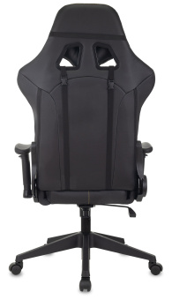 Кресло игровое Zombie VIKING 5 AERO черный/желтый эко.кожа с подголов. крестов. пластик