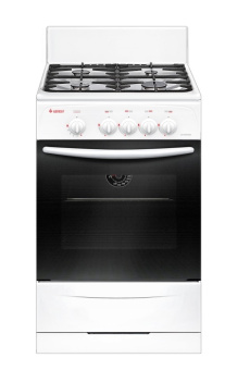 Плита Газовая Gefest CG 50М02 К73 белый (без крышки) реш.чугун