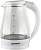 Чайник электрический Supra KES-1856G 1.8л. 1500Вт белый/прозрачный (корпус: стекло)