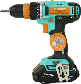 Шуруповерт Sturm! CD3618T аккум. патрон:быстрозажимной (кейс в комплекте)