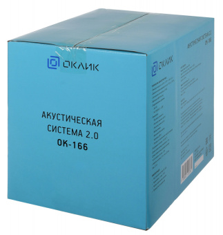 Колонки Оклик OK-166 BT 2.0 черный 40Вт BT