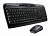 Клавиатура + мышь Logitech MK330 клав:черный мышь:черный USB беспроводная Multimedia