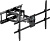 Кронштейн для телевизора Onkron M10 черный 42"-110" макс.100кг настенный поворотно-выдвижной и наклонный