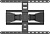 Кронштейн для телевизора Hyundai SL-F1 черный 42"-85" макс.50кг настенный поворотно-выдвижной и наклонный