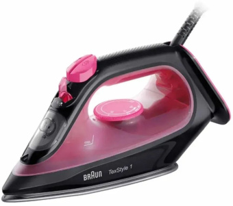 Утюг Braun SI1070PU 2000Вт розовый/черный