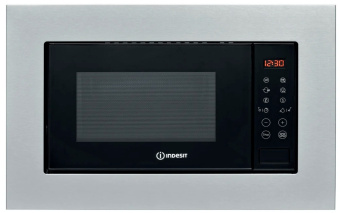Микроволновая печь Indesit MWI 120 GX 20л. 800Вт серебристый/черный (встраиваемая)