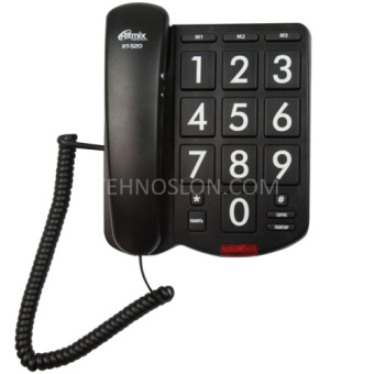 Стационарный телефон RITMIX RT-520 black