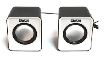 DIALOG AC-02UP USB черный/белый