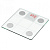 Весы напольные Maxvi BS101 макс.150кг белый