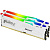 Память DDR5 32Gb 6000MHz Kingston 220 CL36 K2 Fury Beast White RGb kit 2*16 CL36