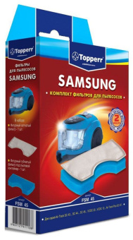 Комплект фильтров для пылесоса Topperr FSM4/FSM45 Samsung Air Track SC4520, SC4530, SC452A, SC 4521