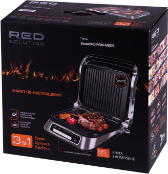 Электрогриль Red Solution SteakPRO RGM-M805 2100Вт черный