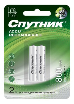 СПУТНИК Аккумулятор NI-MH HR03 800 MAH