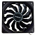 Вентилятор Alseye S120-F черный 120x30мм 1700rpm 4pin
