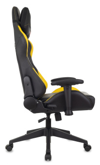 Кресло игровое Zombie VIKING 5 AERO черный/желтый эко.кожа с подголов. крестов. пластик
