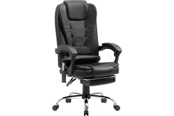 Кресло игровое Defender CARDINAL экокожа черный (64315)