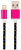 REXANT (18-4245) USB-Lightning кабель для iPhone/nylon/black-blue-yellow/1m/REXANT