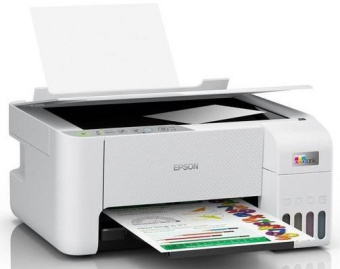 МФУ струйный Epson L3256 A4 WiFi USB белый
