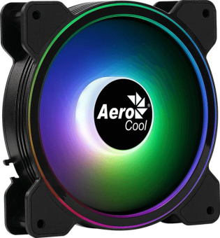 Вентилятор Aerocool Saturn 12F 120x120mm 4-pin (Molex)20dB 140gr LED Ret