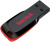 Флеш Диск Sandisk 64Gb Cruzer Blade SDCZ50 064G B35 USB2.0 черный/красный