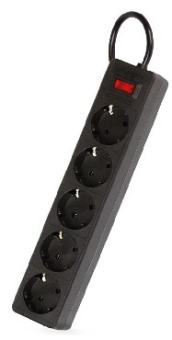 SMARTBUY SBSP-18-K 1.8м 5 розеток черный